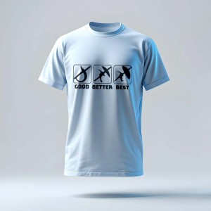 Fencing T-Shirt Good Better Best